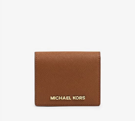 MICHAEL Michael Kors Jet Set Tr*el 十字纹牛皮短钱夹 2色选