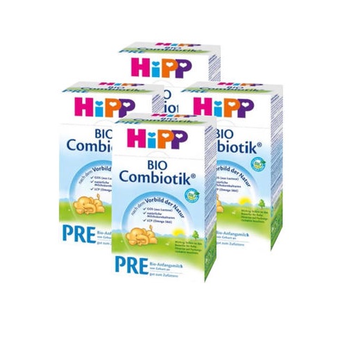 【8折+立减5欧+免邮】Hipp 喜宝 Combiotik 有机婴幼儿配方营养奶粉 pre段 600g*4盒 