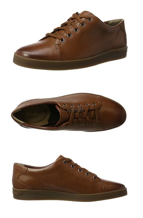 专柜七八百买就亏了！【中亚Prime会员】Clarks 其乐 Stanway Lace Brogue 男士系带休闲鞋