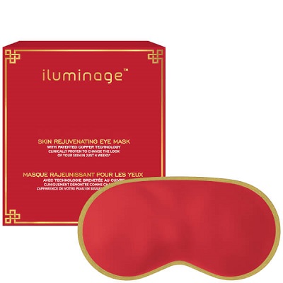 好价！Iluminage 铜离子抗皱舒睡眼罩 红色 