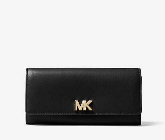 【免邮！】MICHAEL Michael Kors Mott 女士*长钱夹 黑色/粉色 