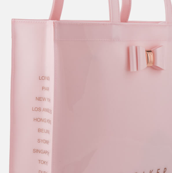 Ted Baker Bethcon 樱花粉蝴蝶结果冻购物袋