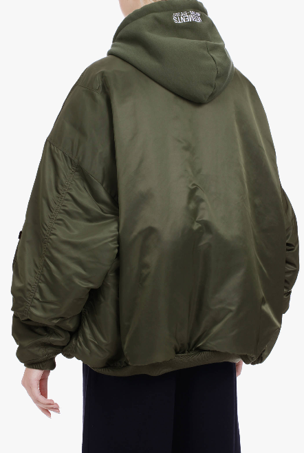 【Gigi同款】Vetements Alpha Industries X Oversize 飞行员夹克