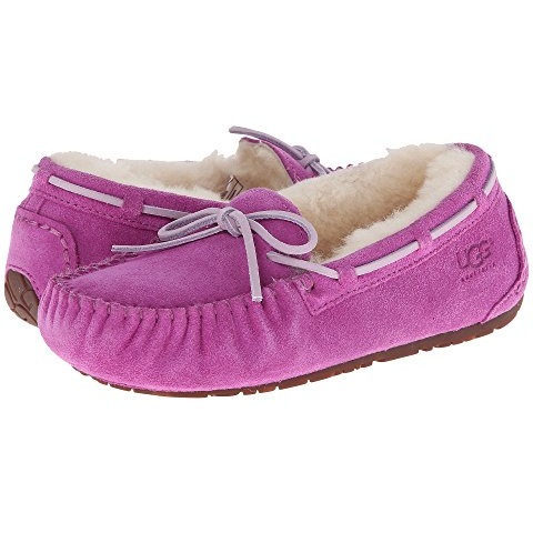 UGG Kids Dakota 大童款毛绒平底鞋 