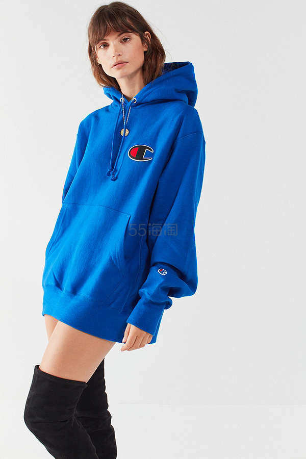 【美境免邮！】Champion & UO 合作款 Reverse We*e 女士 oversized 卫衣/连帽衫