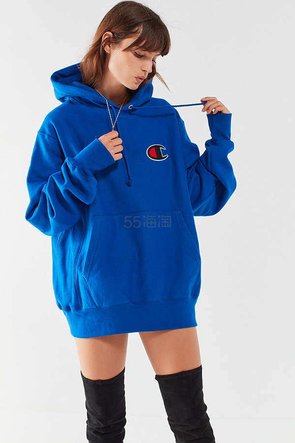 【美境免邮！】Champion & UO 合作款 Reverse We*e 女士 oversized 卫衣/连帽衫