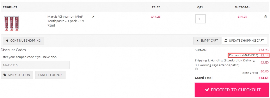 Unineed：Marvis 奢华牙膏