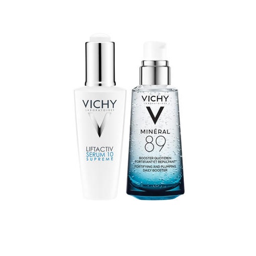 【立减8欧+免邮】Vichy 薇姿 活性塑颜致臻焕活10号*法液 50ml+89号面部精华火山能量瓶 50ml