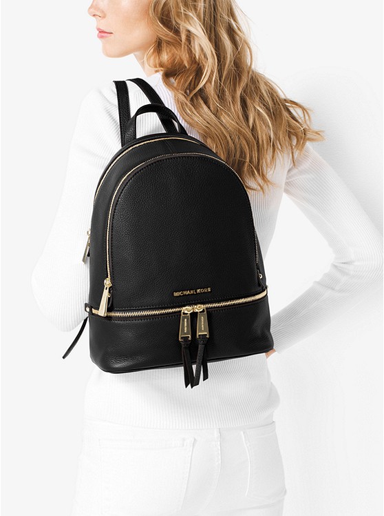 【国内售价4200+！】MICHAEL Michael Kors 迈克高仕 Rhea 女士中号双肩包 黑/红/橄榄绿3色选