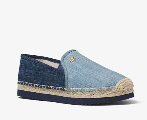 【仅剩7.5码 手慢无！】MICHAEL Michael Kors Hastings Denim Slip-On 女士牛仔休闲一脚蹬
