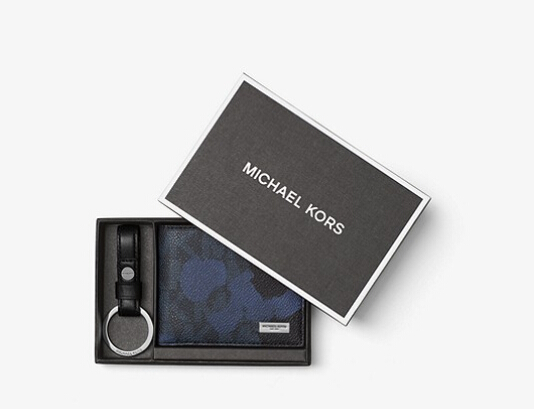 【1.9折！】MICHAEL KORS Billfold Set 男士钱包礼盒套装