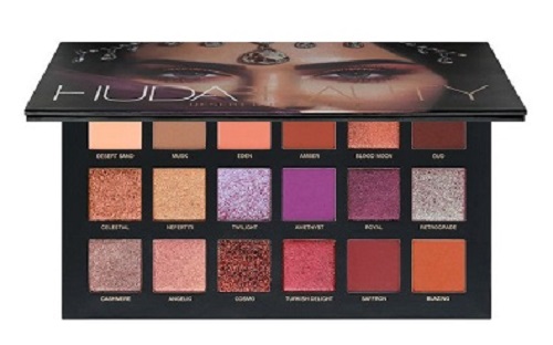 【限量新品上架】8.3折+免费直邮！Huda Beauty 沙漠18色眼影盘 