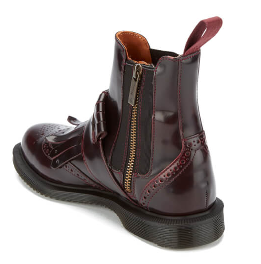 【免费直邮中国】Dr. Martens Tina Arcadia Kiltie 女士*樱桃红切尔西靴