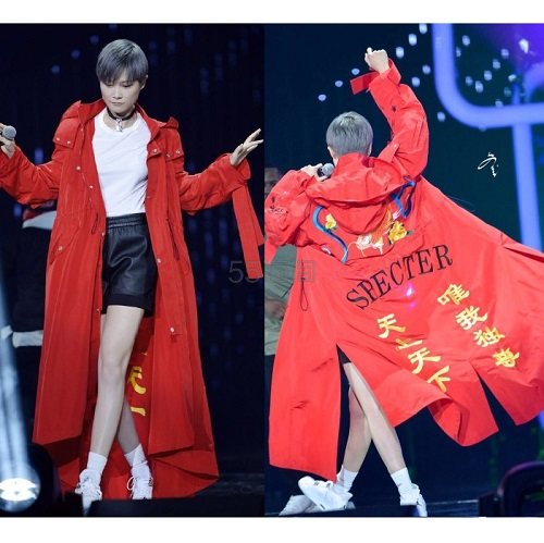 全球独家限量发售||Angel Chen x LUIS*IAROMA 独家联名系列红色冲锋衣