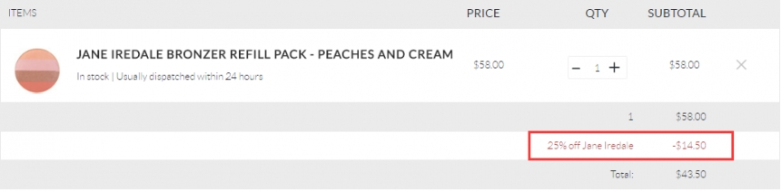 SkinStore：Jane Iredale 珍爱芮德 矿物养肤美妆产品