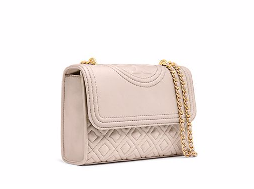 爆款！Tory Burch 汤丽柏琦 FLEMING 女士小羊皮小号链条包