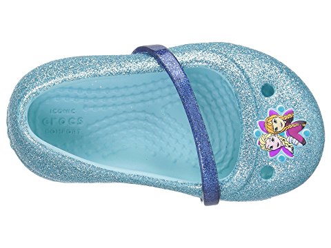 Crocs Kids Lina Frozen Flat 女童款洞洞鞋