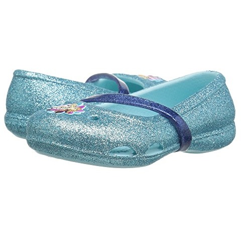 Crocs Kids Lina Frozen Flat 女童款洞洞鞋