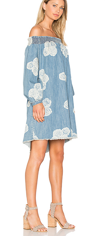 【免费直邮中国】One Teaspoon Lead Rose Sugar  小清新玫瑰连衣裙