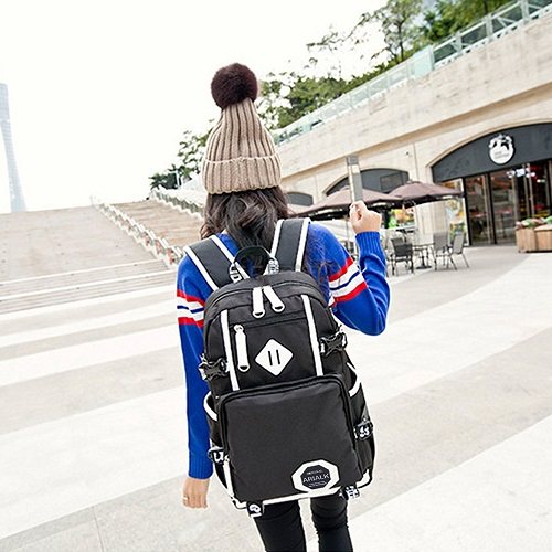 【日本亚马逊】 AOLIDA 奥利达 多功能防水复古旅行背包 