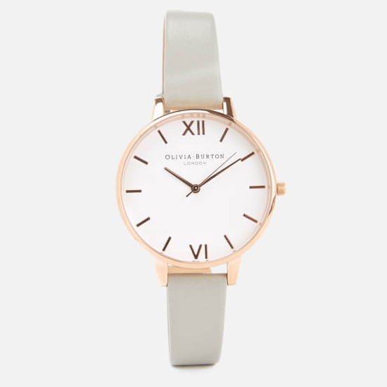【*线上7折】【免费直邮中国】Olivia Burton White Dial 女士简约手表