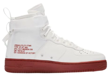 简单粗暴8折！ Nike 耐克 SF-AF1 Mid 男士运动鞋 白色