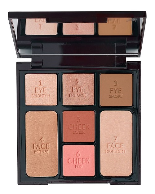 【免邮活动最后2天】8.3折+1件免邮！Charlotte Tilbury 7色眼影腮红高光修容面部盘 Beauty Glow