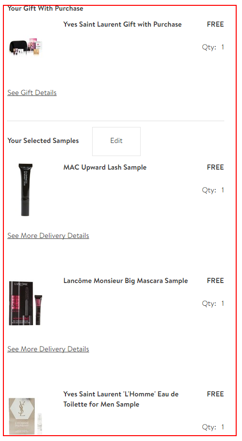 Nordstrom：YSL 圣罗兰 精选彩妆 