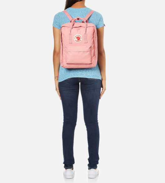 【中秋特惠】【免费直邮中国】Fjallr*en Kanken 北极狐 樱花粉色双肩包