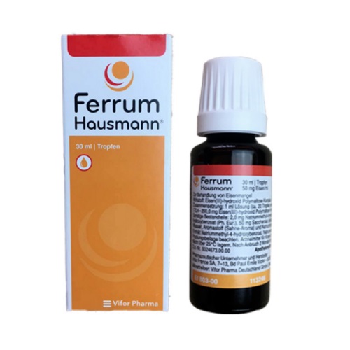 【免邮】Ferrum Hausmann 早产儿婴幼儿童孕妇 补铁*液滴剂 30ml 