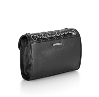 Rebecca Minkoff QUILTED AFFAIR 迷你款经典黑色链条包 