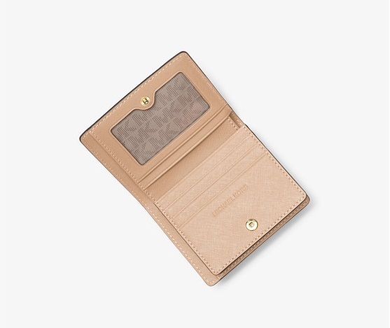 Michael Kors MK 樱花十字纹短款钱包