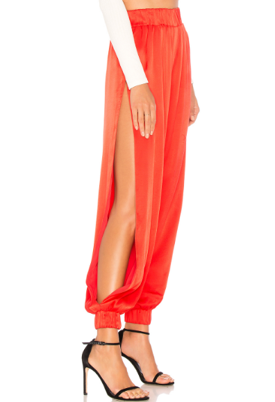 Lovers + Friends 超流流行元素 TRISTAN 侧开口运动裤