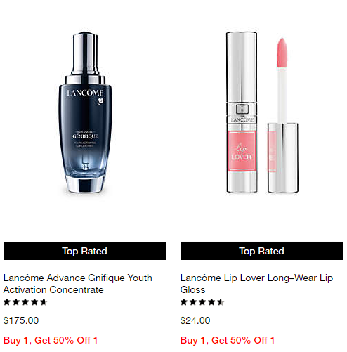 BELK：LANCOME 兰蔻 精选彩妆护肤