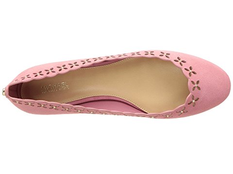 MICHAEL Michael Kors Thalia Ballet 粉色镂空设计平底鞋
