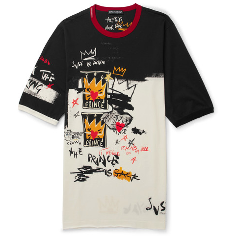 Dolce & Gabbana 杜嘉班纳 Printed Cotton-Jersey 男士T恤