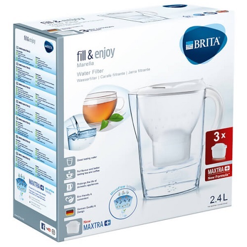 BRITA 碧然德 2.4L白色冷水壶+3枚滤芯