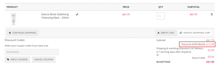 Unineed：NATURA BISS 娜图比索 精选西班牙皇室护肤 