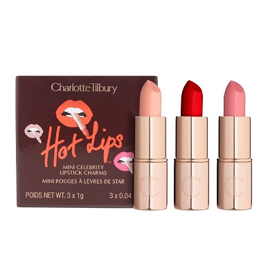 【1件直邮到手】Charlotte Tilbury 迷你唇膏3件套