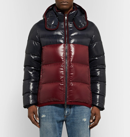 【仅剩几件】Moncler Harry Colour-Block  男士连帽羽绒服