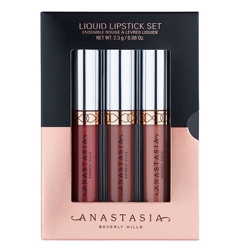 【1件即可免费直邮】8.3折+送粉底/妆前赠礼！Anastasia Beverly Hills 新品液体唇膏套装