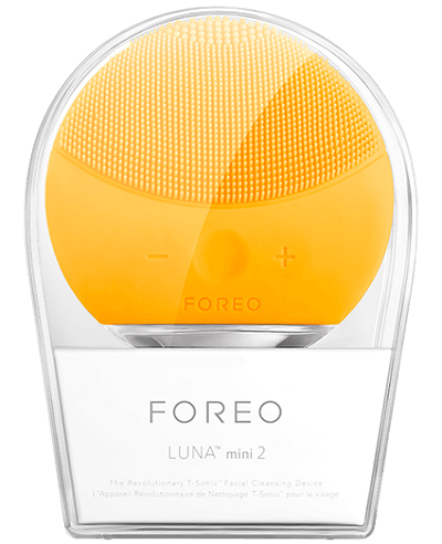 【55专享+超高返利15%】8.2折+送Luna Play 洁面仪！FOREO Luna Mini2 声波洁面仪 向日葵黄