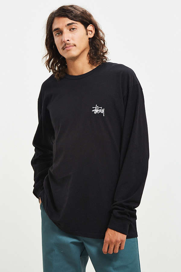 补货上新！Stussy Basic Long Sleeve 男士经典长袖T恤 多色选