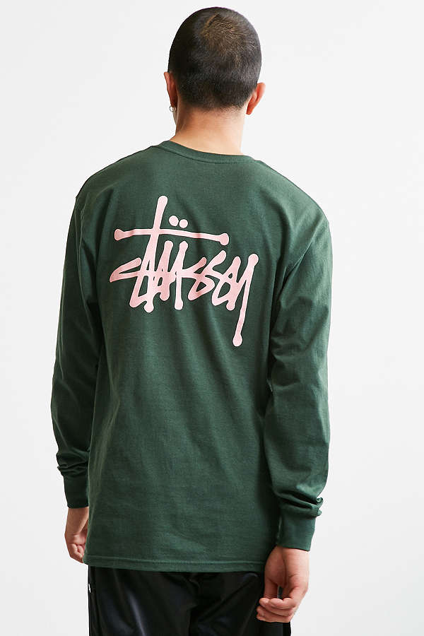 补货上新！Stussy Basic Long Sleeve 男士经典长袖T恤 多色选