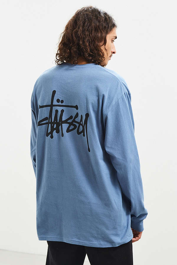 补货上新！Stussy Basic Long Sleeve 男士经典长袖T恤 多色选