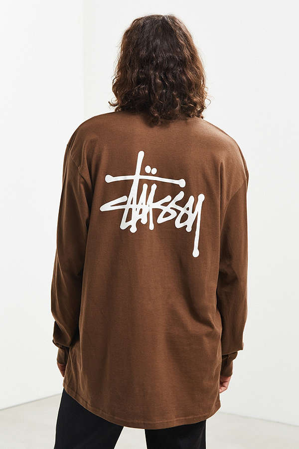 补货上新！Stussy Basic Long Sleeve 男士经典长袖T恤 多色选