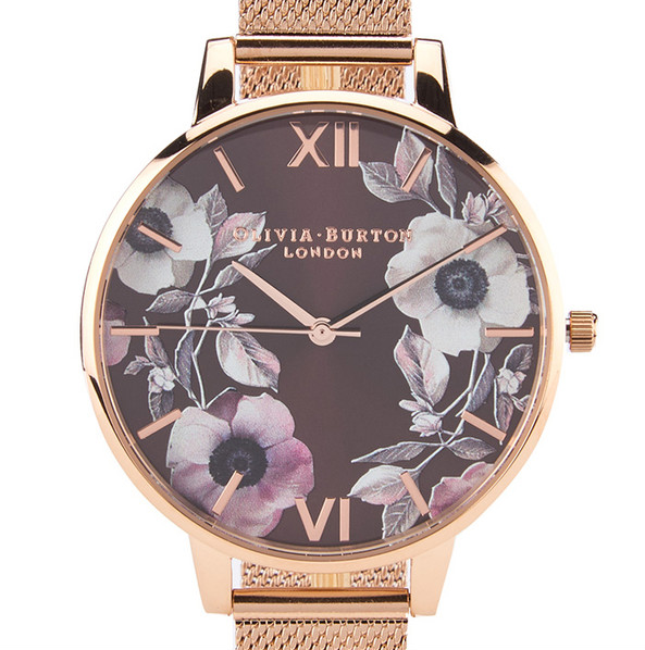 【55专享】【免费直邮中国】Olivia Burton Poppy Flower 女士小清新手表