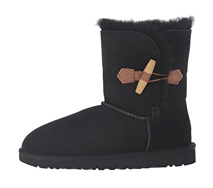 UGG Kids Ebony 大童款牛角扣黑色雪地靴