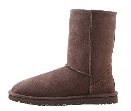 UGG Classic Short 巧克力色中筒雪地靴