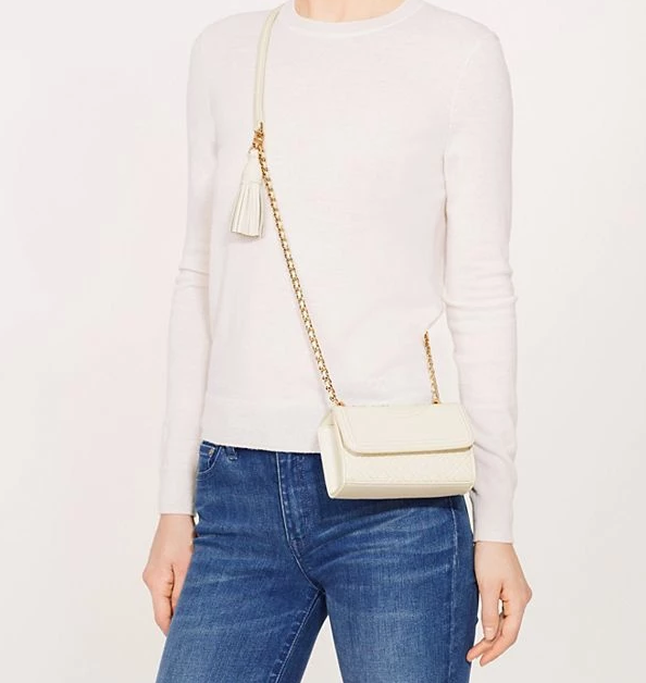 断货王好价！Tory Burch 汤丽柏琦 FLEMING 女士迷你链条包